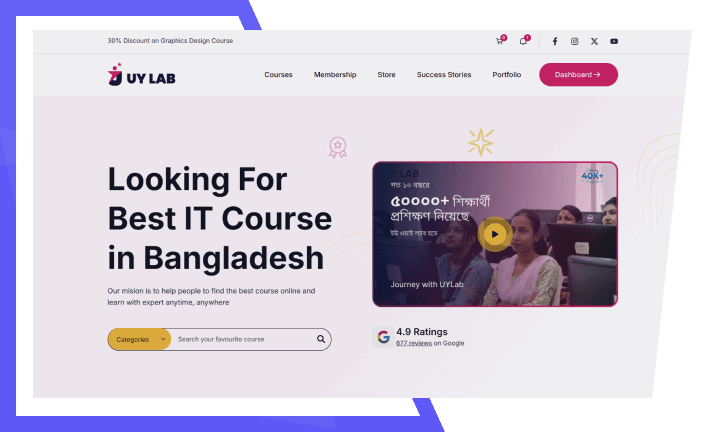 Professional training platform